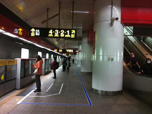 台北の地下鉄駅